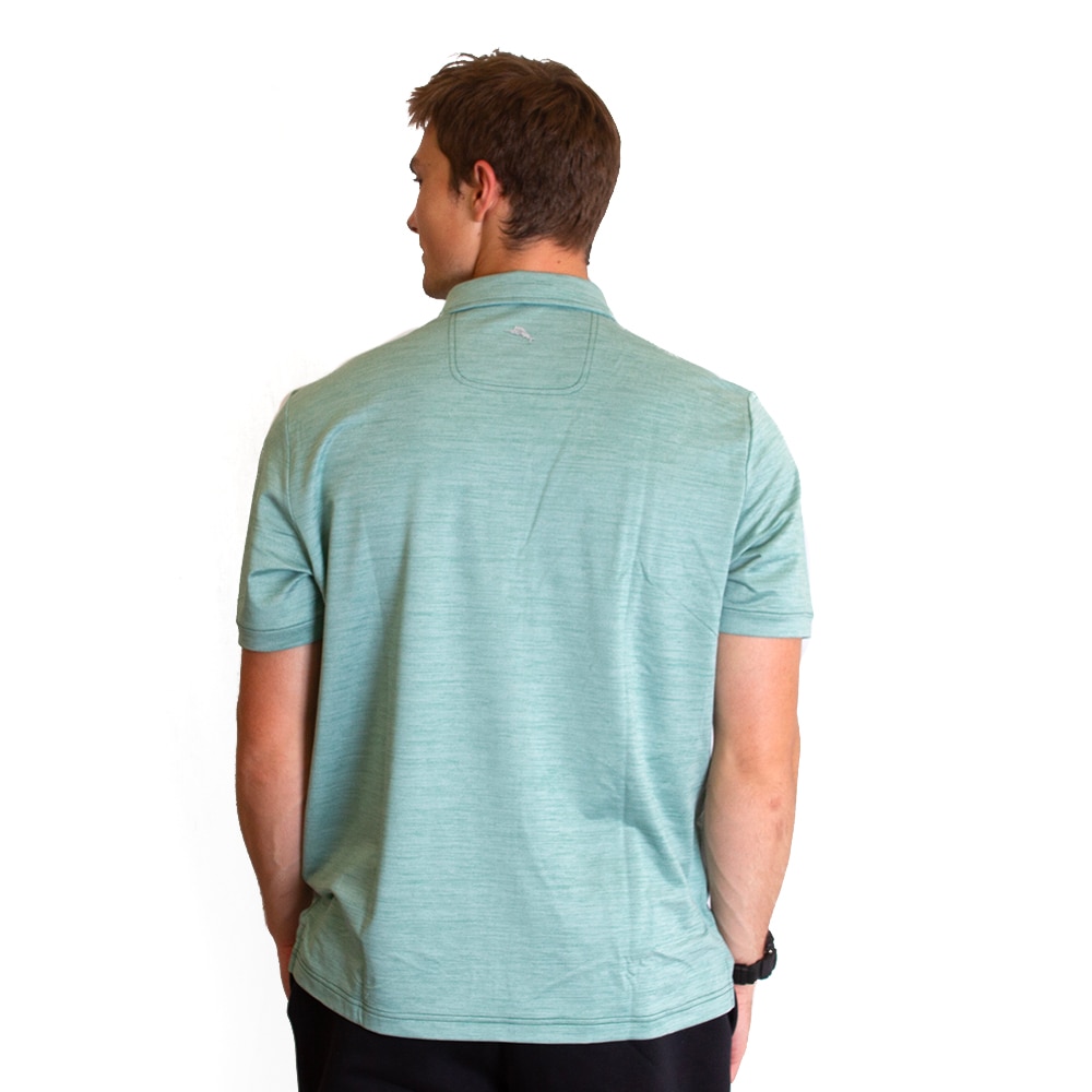 Interlocking UO, Tommy Bahama, Green, Polo, Polyester Blend, Men, Mini terry, 794862